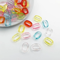 100 прозрачная цветовая пряжка -5x10 мм14887