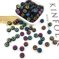 10 -миллиметровые черные цветные персонажи с смайливым лицом 100