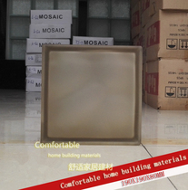 Brown cloud pattern frosted color Haiwei glass brick entrance bathroom partition wall factory direct recommendation