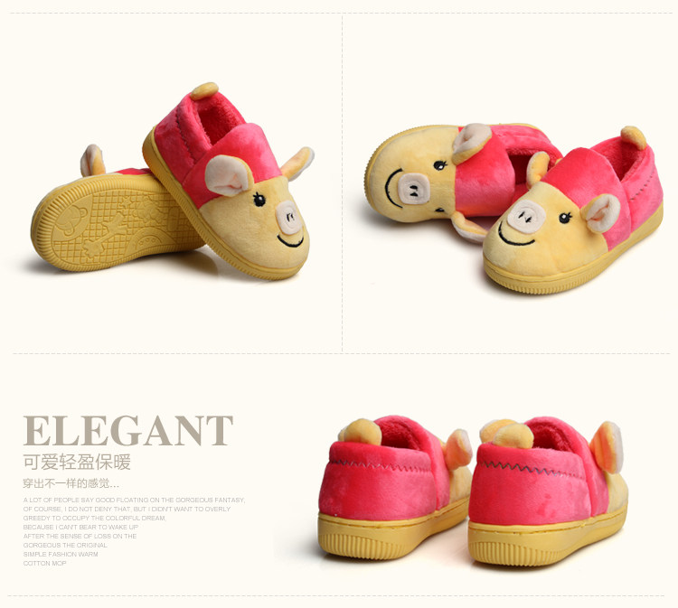 Pantoufles enfants en suède pour hiver - semelle caoutchouc - Ref 1031263 Image 30