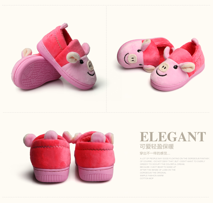 Pantoufles enfants en suède pour hiver - semelle caoutchouc - Ref 1031263 Image 32