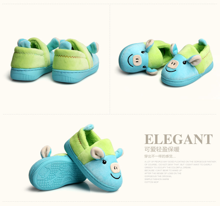 Pantoufles enfants en suède pour hiver - semelle caoutchouc - Ref 1031263 Image 28