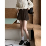 Ретро дизайнерская летняя джинсовая юбка, в американском стиле, А-силуэт