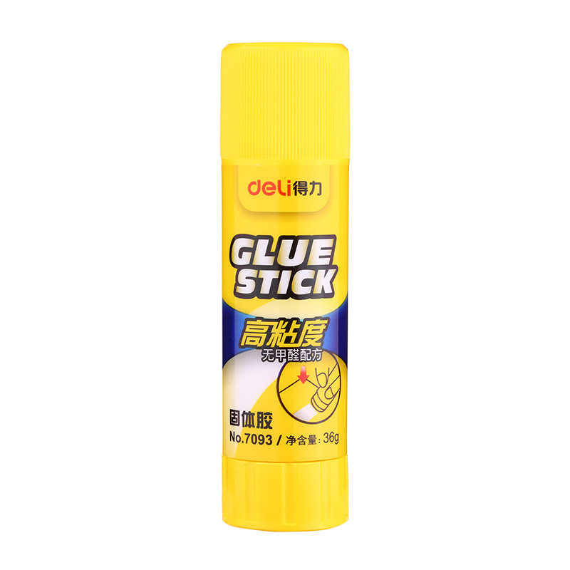 Deli 7093 strong PVP large solid glue high viscosity document voucher glue stick solid glue stationery 36g