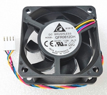New Delta Delta 6025 6CM fan 4-wire dual ball speed regulation QFR0612DH 12V 1 10A