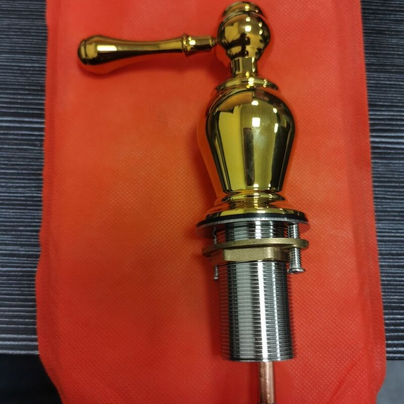 Guangdong Produces French-Style Retro Faucets, All-Copper Basin Washbasin Faucets, Bathroom Gold-Colored Hot and Cold Water Taps