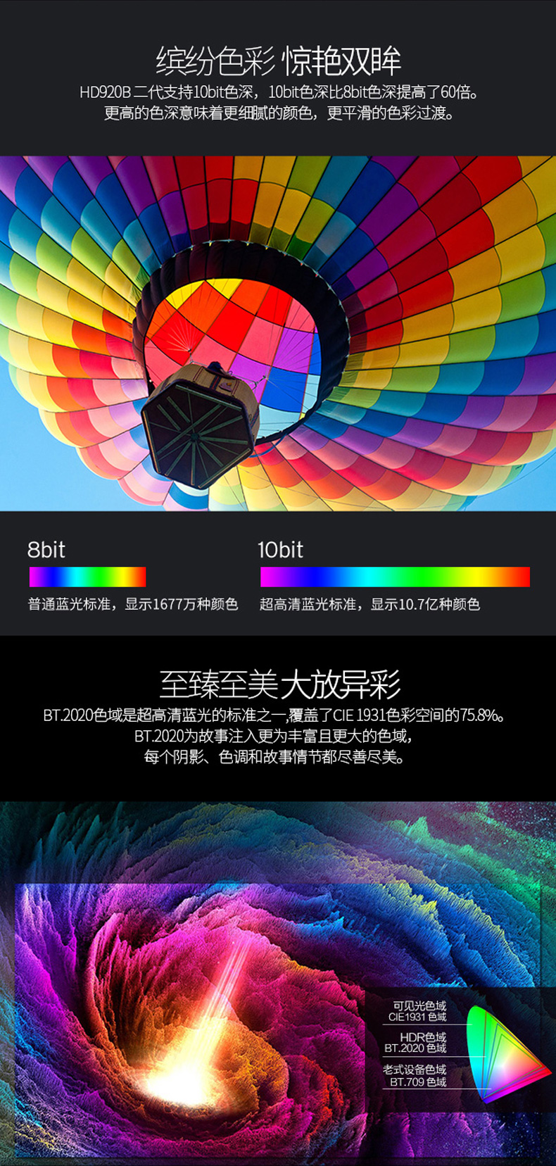 củ phát wifi không dây Haimeidi HD920B hệ thống thanh bóng thế hệ thứ hai 4K độ phân giải cực cao 3D mạng TV hàng đầu hộp đĩa cứng kich song wifi