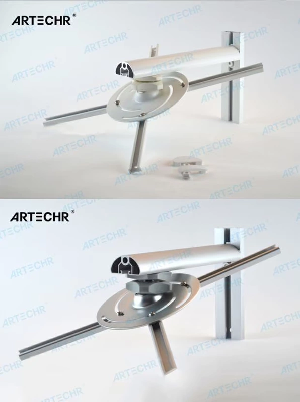 Artechr bằng sáng chế loạt máy móc treo tường dụng cụ treo tường hỗ trợ thanh dài 28 cm màu đen và trắng bạc ba màu - Phụ kiện máy chiếu