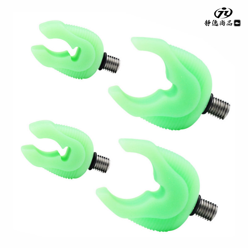 Jingyi Shangpin luminous silicone bracket head elastic non-slip windproof sea pole bracket head sea pole bracket pole fork