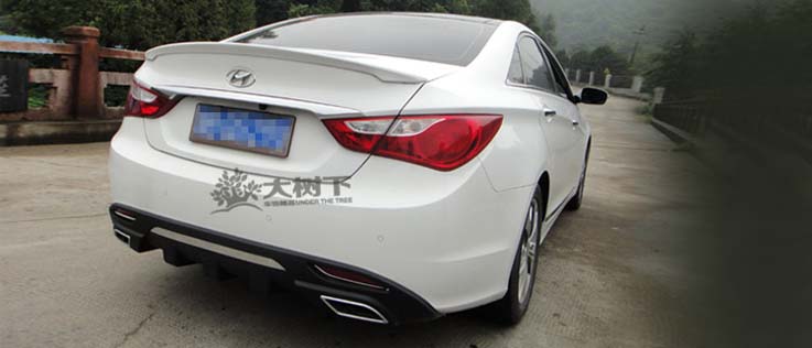 Sonata tám thế hệ cáp 8 cải tiến đặc biệt phía sau cánh lướt gió giả phiên bản Hàn Quốc của cánh đuôi ABS không đục lỗ trên cùng cánh gió xe ô tô