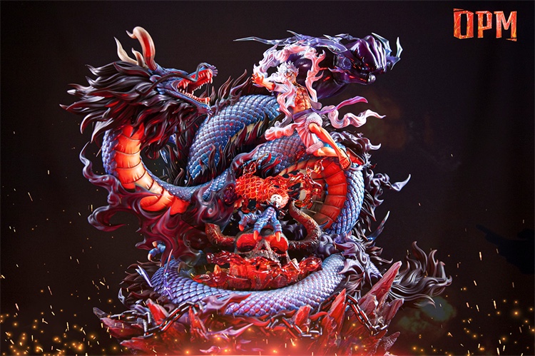 Play Fogk Spot OPM Sea Thief King Kaidorong Morphology Nika Road Flying Handout Statue Model-Taobao