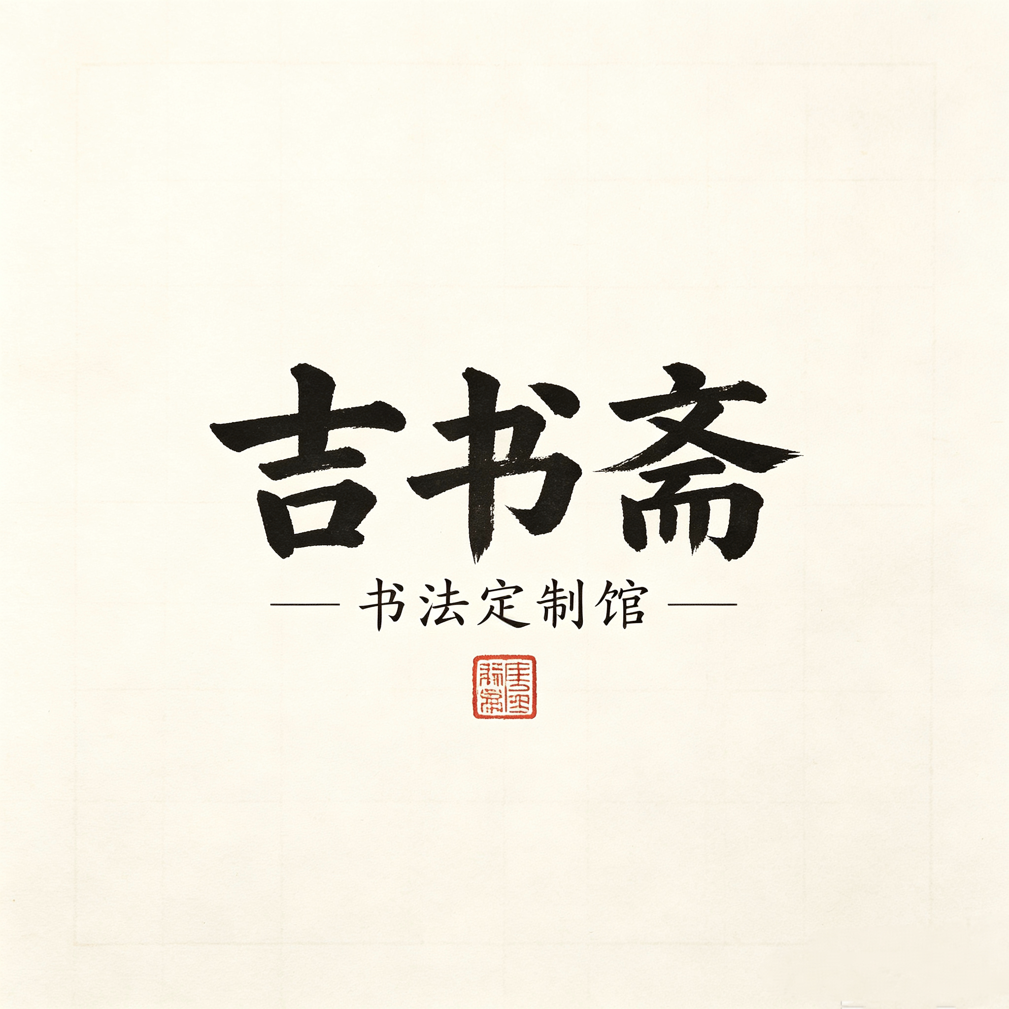 吉书斋书法定制馆