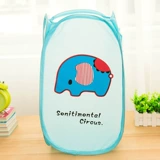 Мультяшная корзина для белья, портативная система хранения