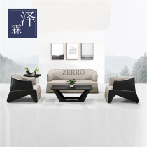 Leisure area office reception sofa small creative business meeting simple modern shop sofa coffee table negotiation