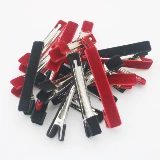 Заколка для волос, бордовый черный лебедь, челка, DIY, 7см