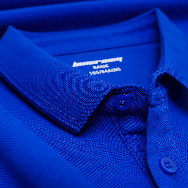 Trendy Klein Blue Polo Shirt with a Cool and Stylish Design, Breathable T-Shirt for Men, Versatile and Fashionable