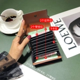 Картхолдер, маленькая сумка через плечо, модный изысканный антимагнитный бумажник, из натуральной кожи