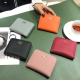 Короткий женский короткий кошелек из мягкой воловьей кожи первого слоя, натуральная кожа, компактный, ультратонкий и простой, новый многофункциональный складной кошелек 2025 года.