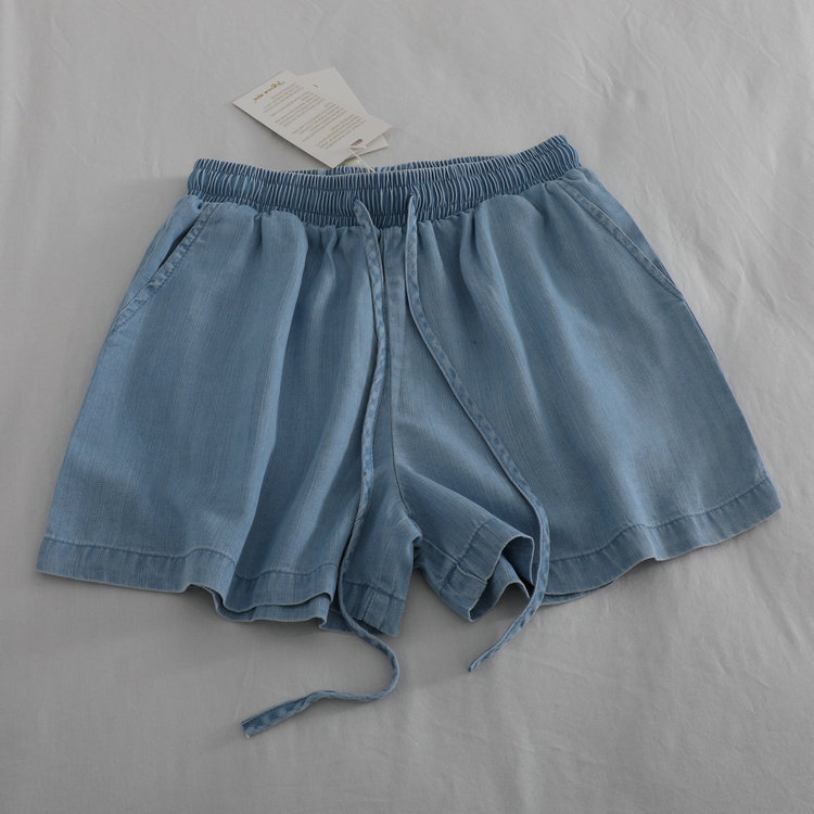 Factory women's thin wear wear skinny jeans loose high waist and thin wear Han version of a word broad leg pants