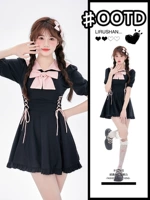 Раздельный милый японский купальник для школьников и студентов, короткий рукав