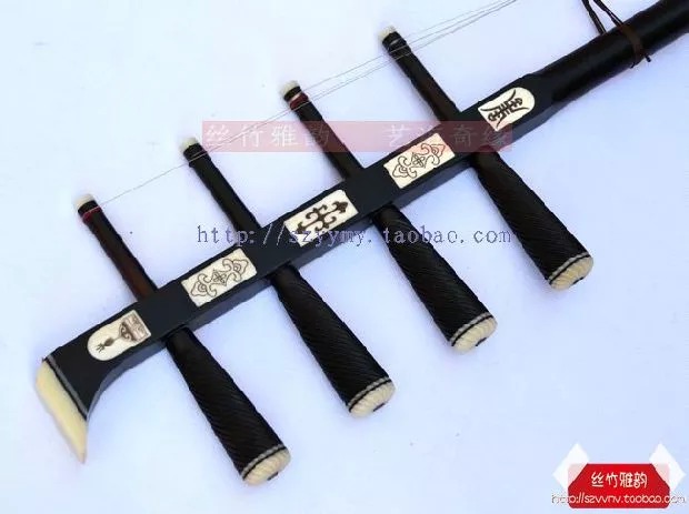 Nhạc cụ Mông Cổ chính hãng chuyên nghiệp mun treble xương khắc bốn hu - Nhạc cụ dân tộc sáo điện tử ewi