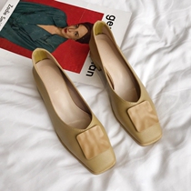 Small ckerwin British simple Fashion Square work xie crude documentary xie ~ in her beanie xie