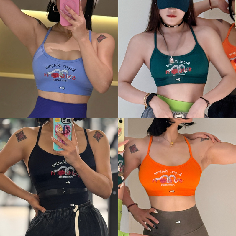 【Zodiac Snake Tank Top】Sports Fitness European and American Style Comfortable Backless Four Seasons Tank Top Comfortable Everyday Sports Bra