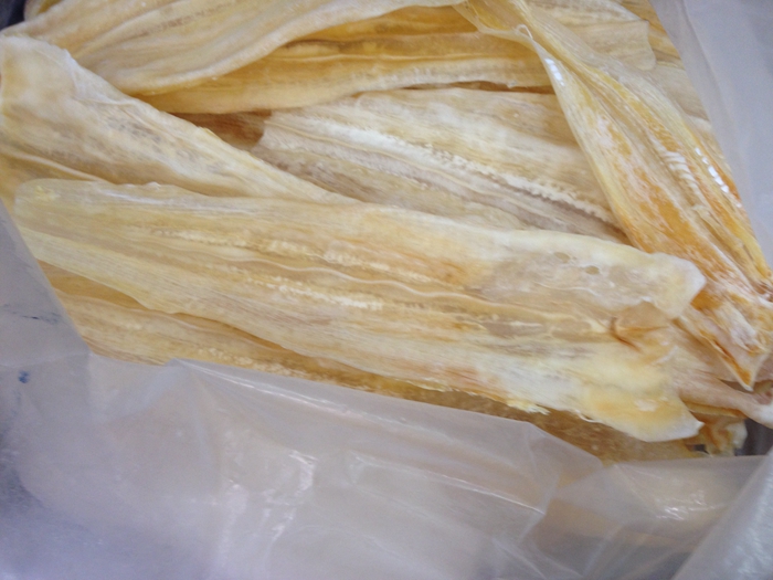 New seafood Dried fish collagen non-bleached 500 grams Hotel ingredients Buddha jump material 