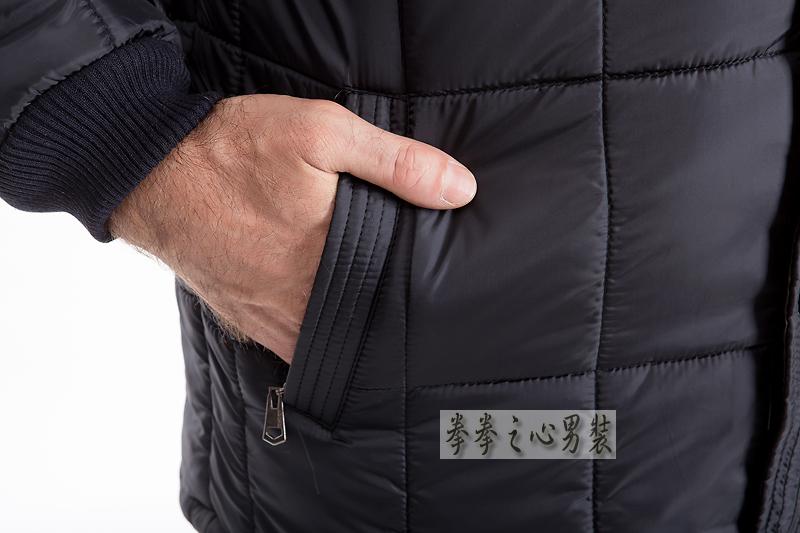 Quần áo cũ dày cotton nam áo khoác cotton của ông già Áo lót ấm mặc bố ông nội quần áo mùa đông quần áo mùa đông áo khoác kaki nam