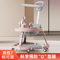 Clear Barn Handling School Walking Car Music Multifunction Anti-O-Type Leg Anti-Side Foldable 6-18 Month Baby Walkway Car 5