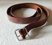 Nostalgic old stock 80s-90s mens leather belt