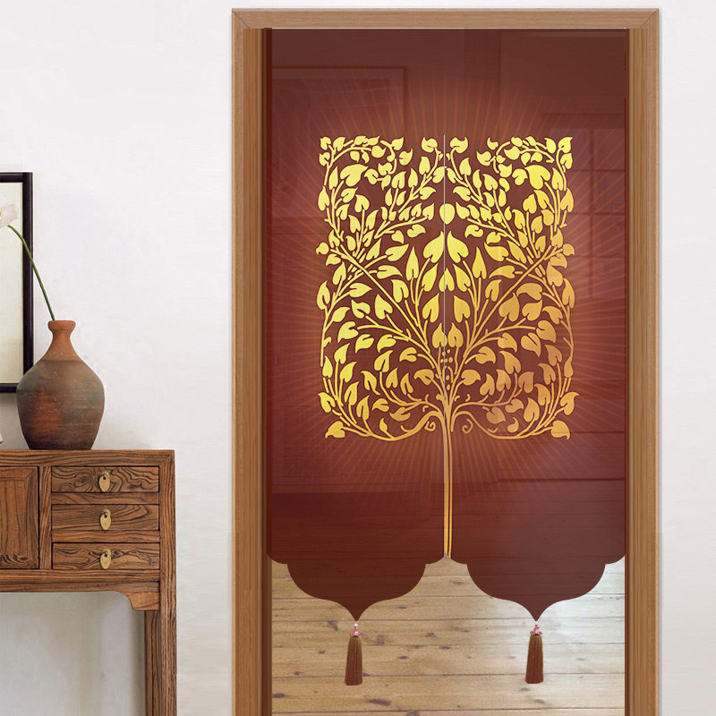 Painting Cloth Art Door Curtain Winter Warm Windproof Curtain Soft Partition Partition Kitchen Hanging Curtain Bedroom Hyun Guan Curtain