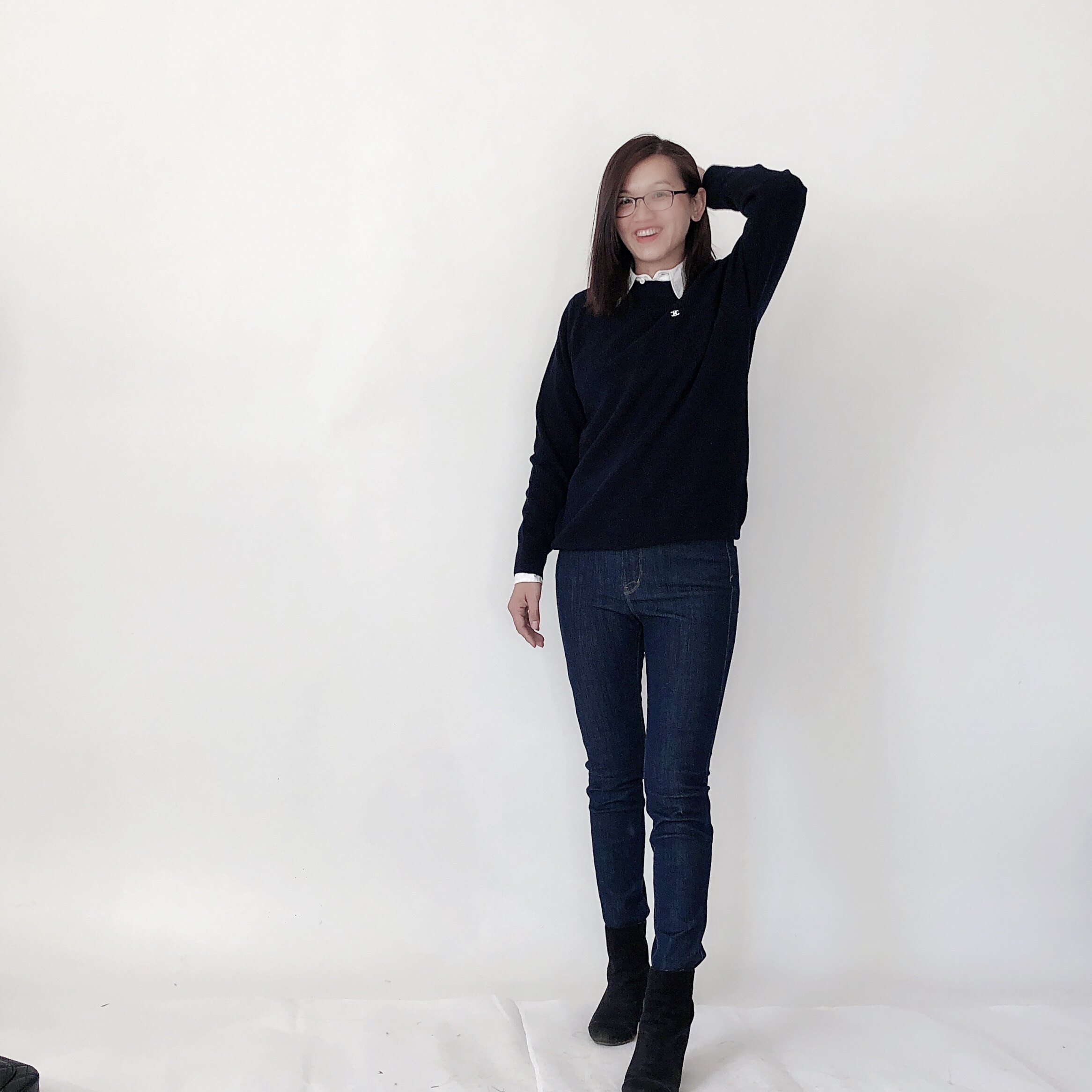 Xiaoxiao ~ Foreign trade Xiangjiao can be sweet and salty fashion foundation 100% wool thick solid sweater knit ~ A1785