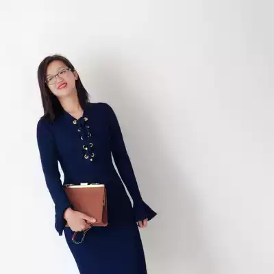 Xiaoxiao ~ foreign trade M home rare main push limited design style Elegant wind high-Play Dress ~ A1797