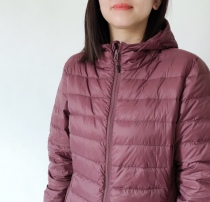 Xiaoxiao~ ~ Foreign trade Mc light warm style both fashion sense and functional long down jacket ~A1782