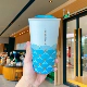Павлин Blue Gradient Scallop кружка