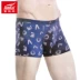 2 Fu Nilai Đồ lót nam cho nam Boxer Tre Fiber Thở Thanh niên Mùa hè Cá tính Tide Góc Quần short Đầu quan lot nu dang dui Võ sĩ quyền Anh