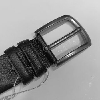 Laosushuai Men's Genuine Leather Belt, First Layer Pure Cowhide Belt, New Business Casual Belt with Alloy Pin Buckle