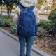 Wei Bao backpack polyester cloth lightweight student travel