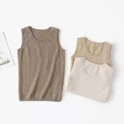 Pure Kashmir wool vest U-neck collar suspender warm cashmere vest, Inner Mongolia Ordos City