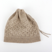 100% Cashmere Lady Cashmere Hood Cashmere Joker Knitted Sweater Hat Wool Hat