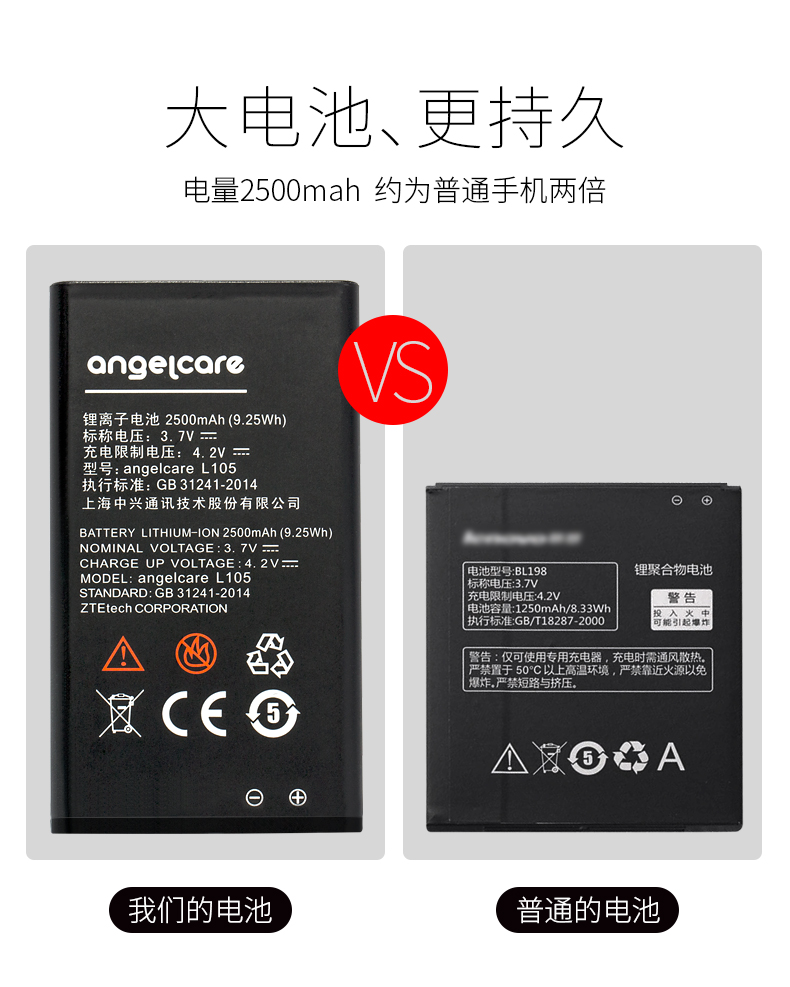 Thượng Hải Zhongxing Người bảo vệ kho báu L105 di động điện thoại di động cũ siêu dài chờ lớn từ lớn màn hình lớn ông già máy nam và nữ điện thoại di động kép thẻ kép nút chờ sinh viên chức năng máy chính hãng