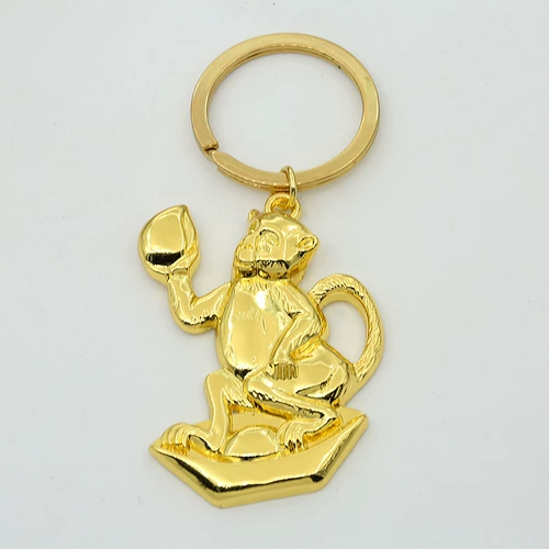 Талисман, брелок для ключей с лазером, подарок на день рождения, обезьяна, с печатью вашего логотипа