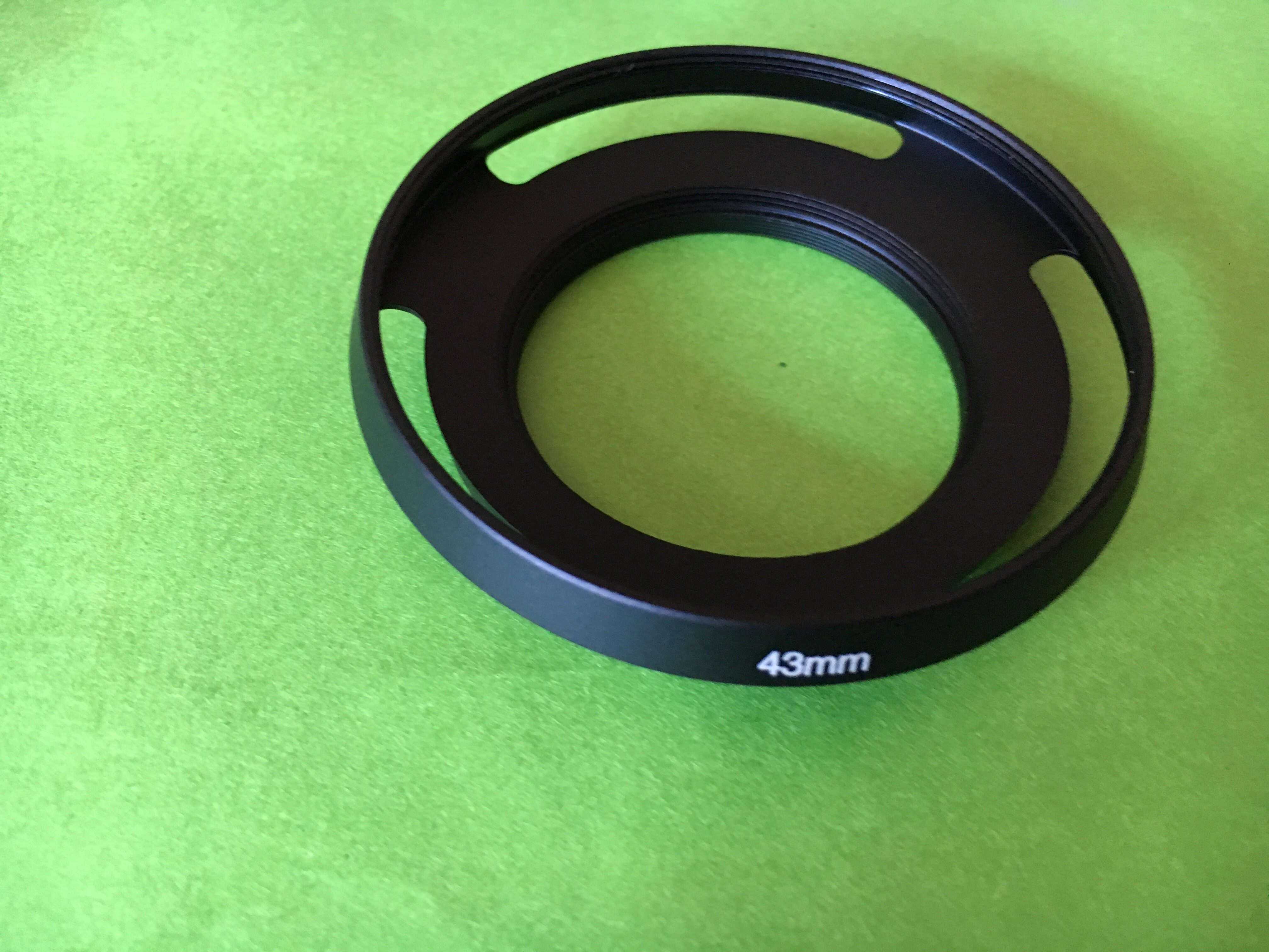 Factory Direct Metal 43MM Ultra Wide Angle Hollow Hollow No Vignetting Shade