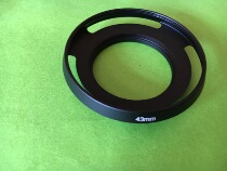 Factory direct sales metal 43MM ultra-wide-angle hollow without vignette hood