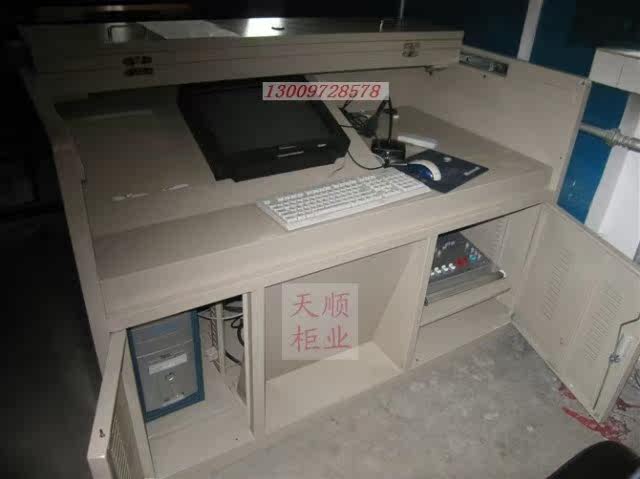 Multimedia classroom operation table - (iron cabinet-roll cabinet-storage-file-manufacturer direct marketing)