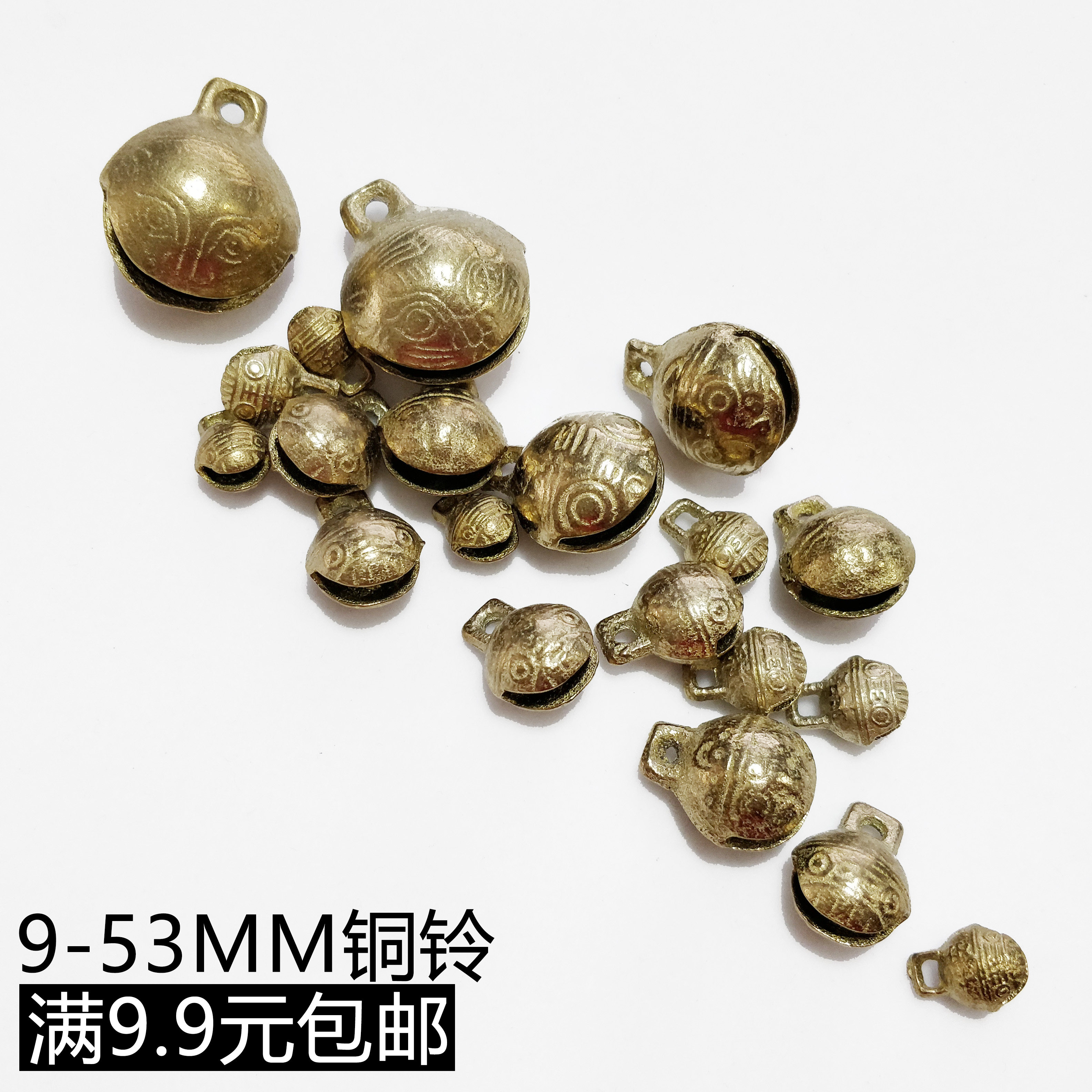 Large Dog Bell Pan Pet Tiger Head Bronze Bell Ringer Dog Bell Ringer Gold Wool Dog Necklace Large Dog Bell