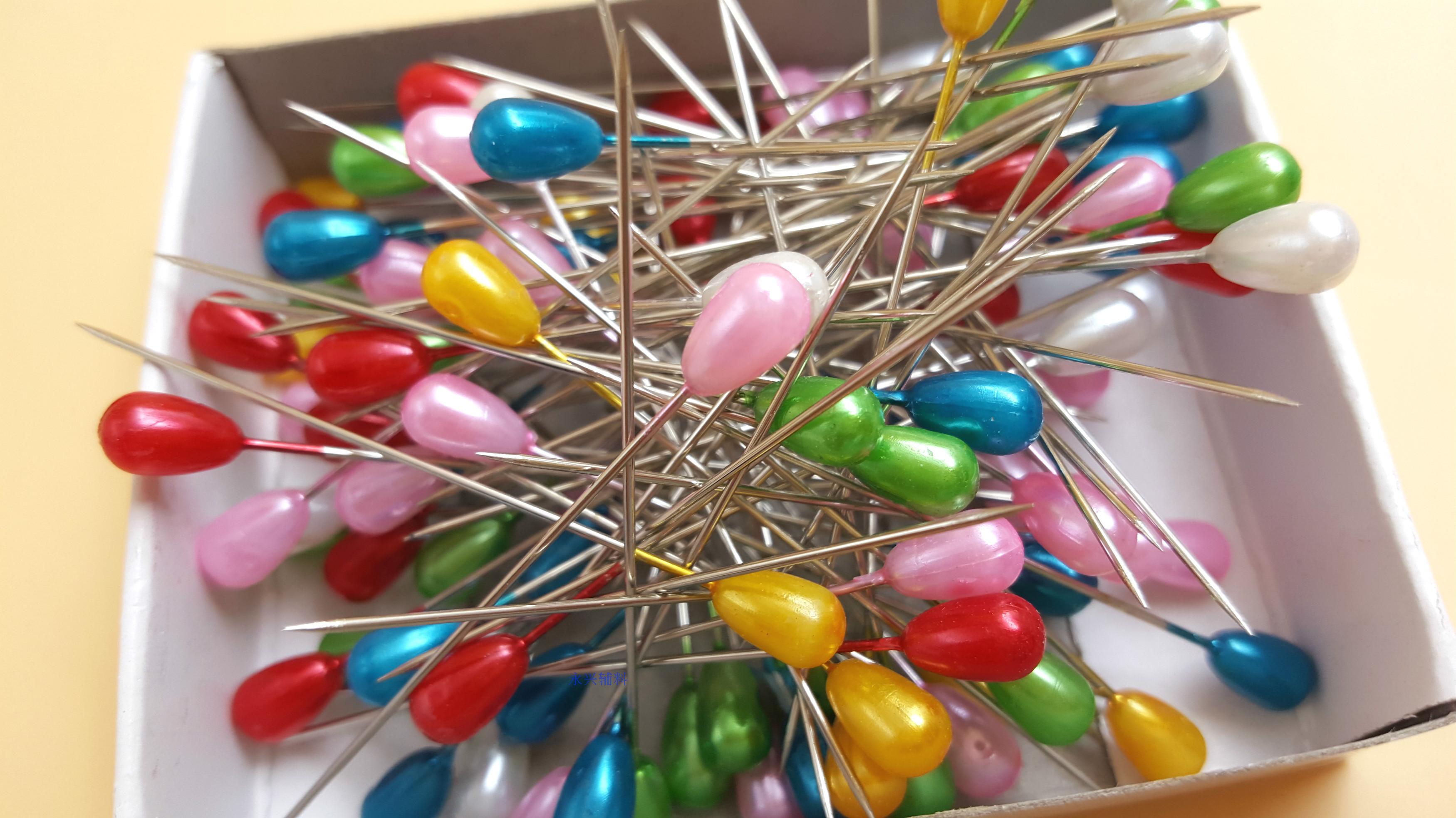 Thả hạt xâu kim ghim định vị pin pin pin ngọc quilting cụ 144 / hộp - Công cụ & vật liệu may DIY khung thêu tranh