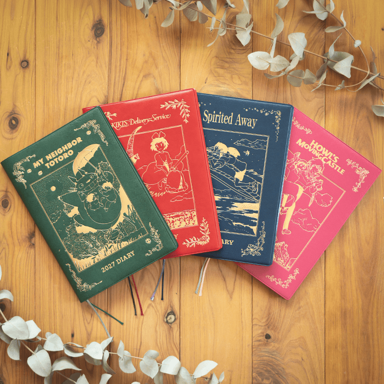 Authentic In-Stock) Japanese Studio Ghibli Nausicaa of the Valley of the Wind 2027 Planner Notebook Howl's Moving Castle Spirited Away My Neighbor Totoro