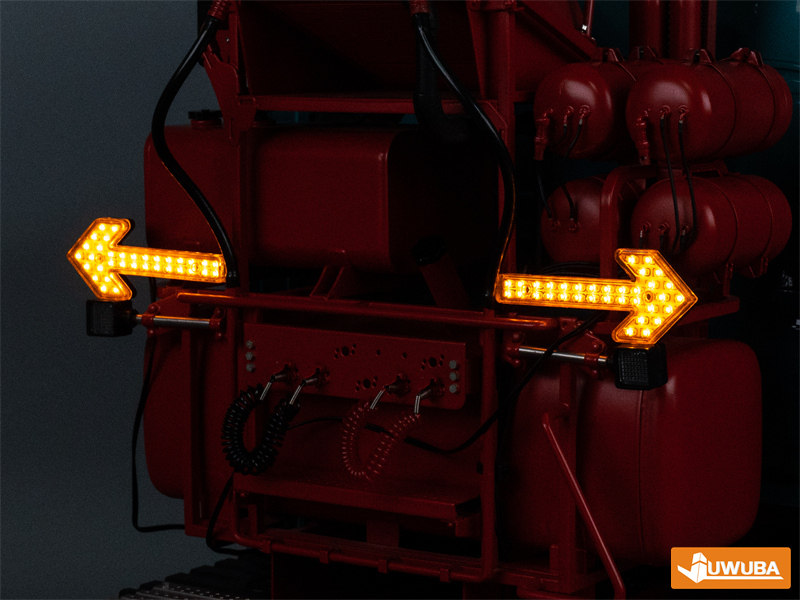 Tamiya Modell Pfeillicht Traktor LKW Muldenkipper Warnlicht Doppelblitzlicht JTS-011 JUWUBA – Detail 15